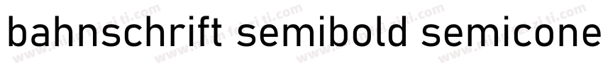 bahnschrift semibold semiconen字体转换